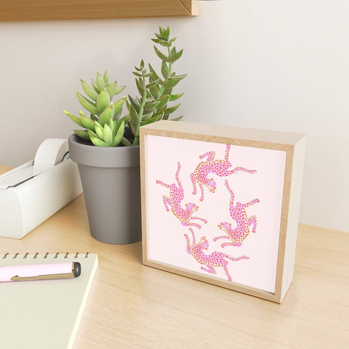 Just pink jungle life Mini Art Print Gallery Image 2