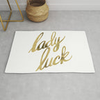 Lady Luck - Gold Ink Rug Gallery Image 1