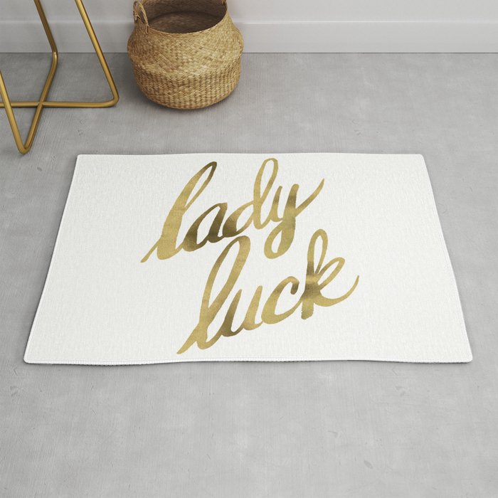 Lady Luck - Gold Ink Rug Gallery Image 1