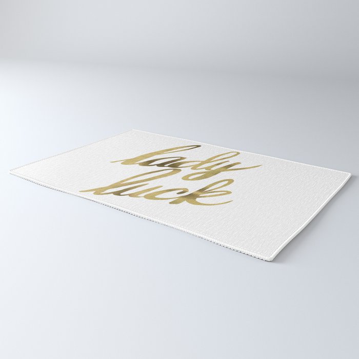 Lady Luck - Gold Ink Rug Gallery Image 3