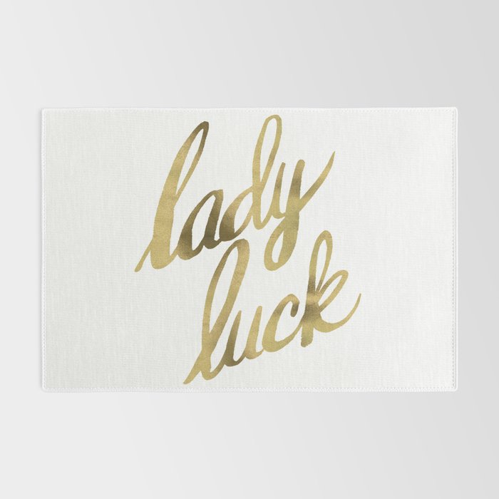 Lady Luck - Gold Ink Rug Gallery Image 2