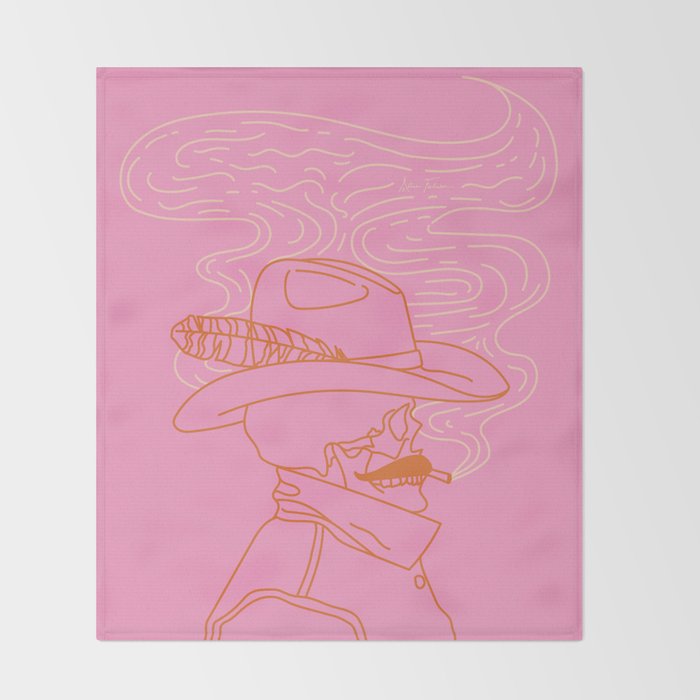 Love or Die Tryinâ - Cowhand Throw Blanket Gallery Image 2