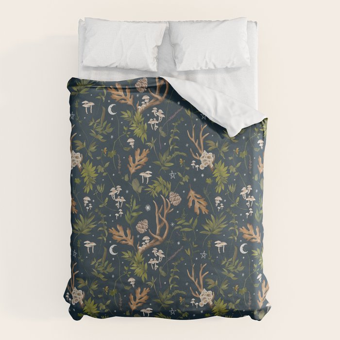 Whimsical Woodland Night Duvet Cover Gallery Image 1