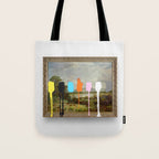 Thrift Store Landscape with a Color Test Tote Bag Gallery Image 1