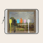 Thrift Store Landscape with a Color Test Laptop Sleeve Gallery Image 1