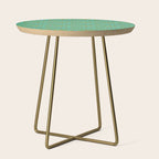 William Morris Vintage Willow Bough Turquoise Olive Side Table Gallery Image 1