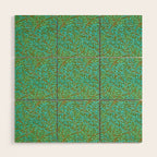 William Morris Vintage Willow Bough Turquoise Olive Wood Wall Art Gallery Image 1