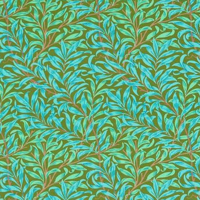 William Morris Vintage Willow Bough Turquoise Olive Coffee Mug Gallery Image 2