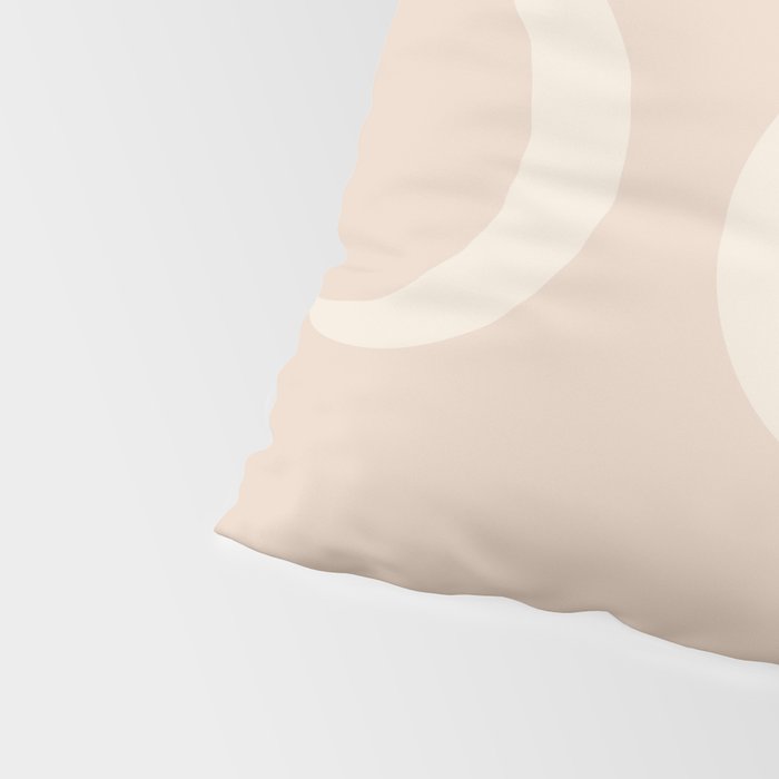 Moon Shapes Minimalism - Ethereal Light Pillow Sham Gallery Image 4