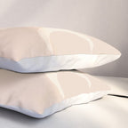 Moon Shapes Minimalism - Ethereal Light Pillow Sham Gallery Image 3