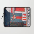 Gauri Ragini Mughal Indian Painting Illustration Laptop Sleeve Gallery Image 1