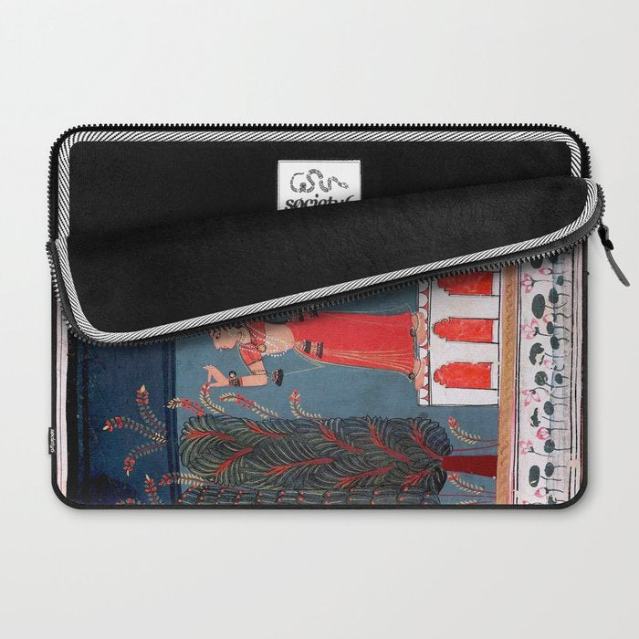 Gauri Ragini Mughal Indian Painting Illustration Laptop Sleeve Gallery Image 2
