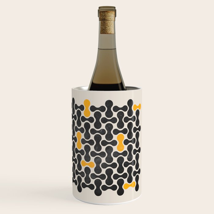 Abstract Mid-Century Pattern Wine Chiller Gallery Image 3