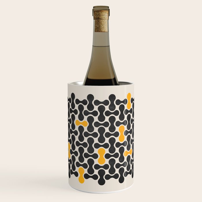 Abstract Mid-Century Pattern Wine Chiller Gallery Image 1