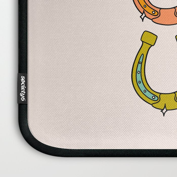 Rainbow Horseshoe Laptop Sleeve Gallery Image 3