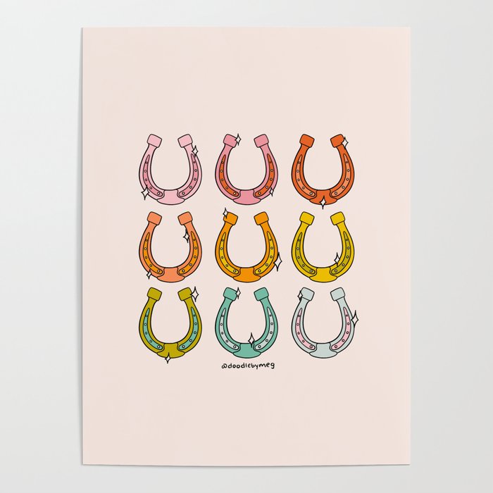 Rainbow Horseshoe Poster Gallery Image 4