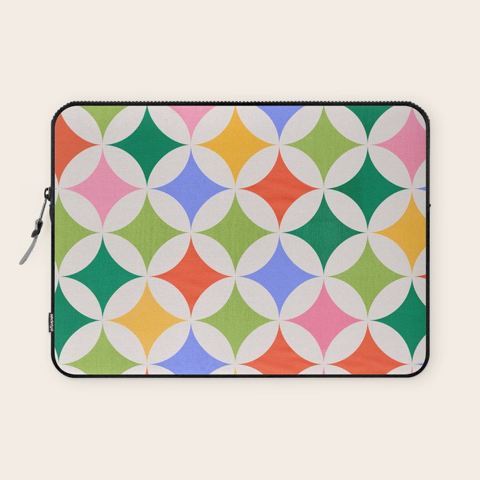 Festive Geometry Pattern Laptop Sleeve Gallery Image 1