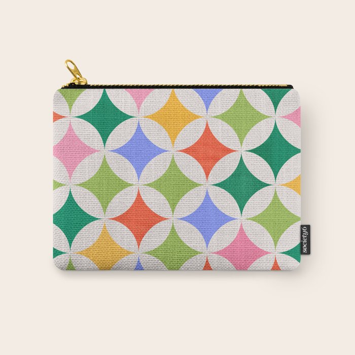 Festive Geometry Pattern Carry All Pouch Gallery Image 1