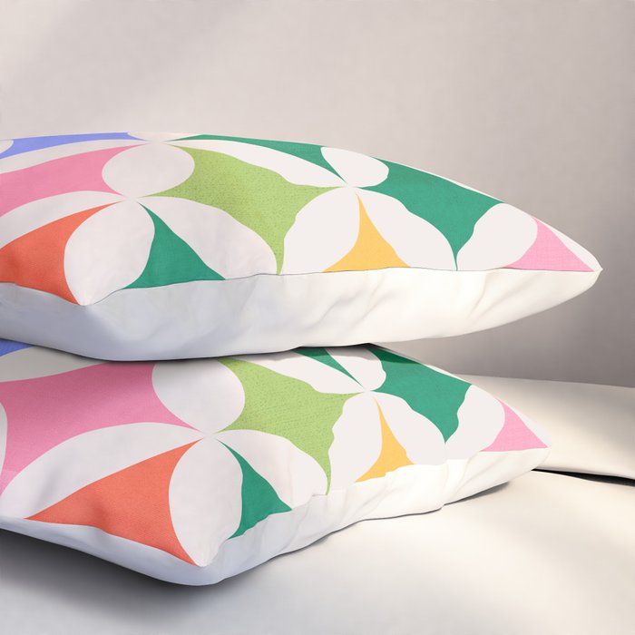 Festive Geometry Pattern Pillow Sham Gallery Image 3