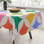 Festive Geometry Pattern Tablecloth Gallery Image 3