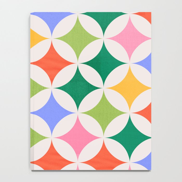Festive Geometry Pattern Notebook Gallery Image 4