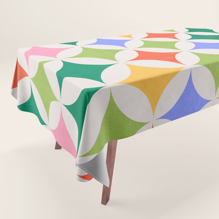 Festive Geometry Pattern Tablecloth Gallery Image 1