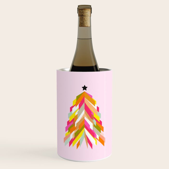 Rainbow Christmas Tree Wine Chiller Gallery Image 3