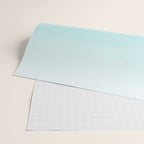 Modern teal watercolor gradient ombre brushstrokes pattern Wrapping Paper Gallery Image 2
