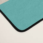 Fine Loops Mid-Century Modern Minimalist Turquoise Teal, Orange, Mustard, and Cream  Desk Mat Gallery Image 4