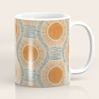 Boho Sun and Sea Vintage Ogee Coffee Mug Gallery Image 1