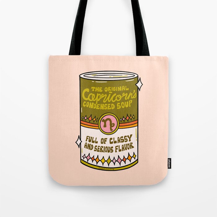 Capricorn Soup Can Tote Bag Gallery Image 1