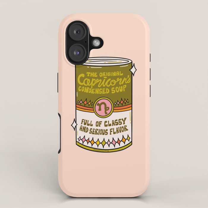 Capricorn Soup Can iPhone Case Gallery Image 1