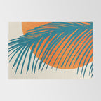 Palms and Sun - Retro Tropical Sunset Rug Gallery Image 2