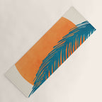 Palms and Sun - Retro Tropical Sunset Yoga Mat Gallery Image 1