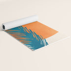 Palms and Sun - Retro Tropical Sunset Yoga Mat Gallery Image 2
