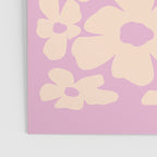 Daisies - Cream and pink Poster Gallery Image 3