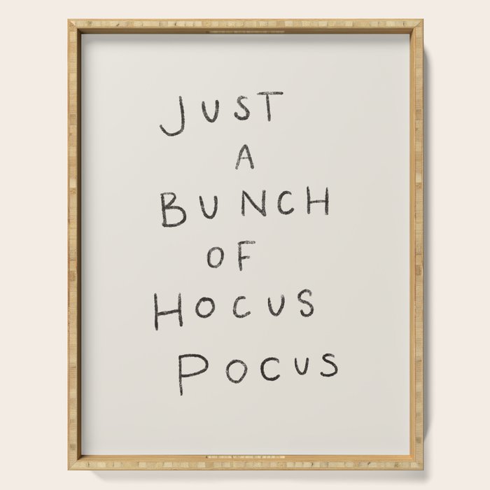 Hocus Pocus Neutral Serving Tray Gallery Image 1