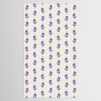 Simple Blue - Floral pattern Tablecloth Gallery Image 2