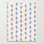 Simple Blue - Floral pattern Notebook Gallery Image 4