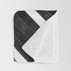 Urban Tribal Pattern No.1 - Concrete and Wood Throw Blanket Gallery Image 3