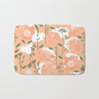 Modern floral blooms PGM7 Bath Mat Gallery Image 1
