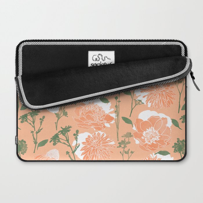 Modern floral blooms PGM7 Laptop Sleeve Gallery Image 2