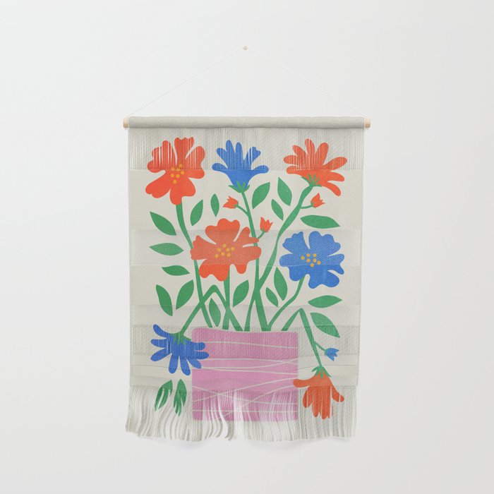 Flower Market 01: London Wall Hanging Gallery Image 1