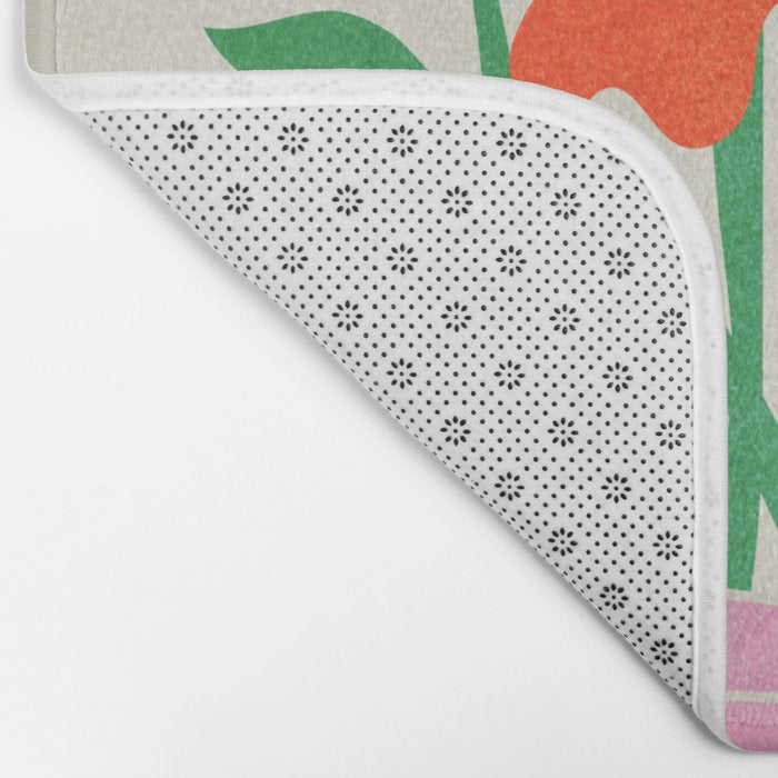 Flower Market 01: London Bath Mat Gallery Image 2