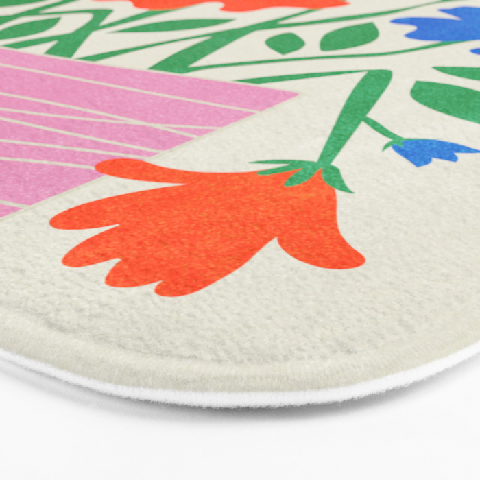 Flower Market 01: London Bath Mat Gallery Image 3
