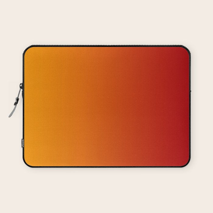 Red Orange Gradient Laptop Sleeve Gallery Image 1