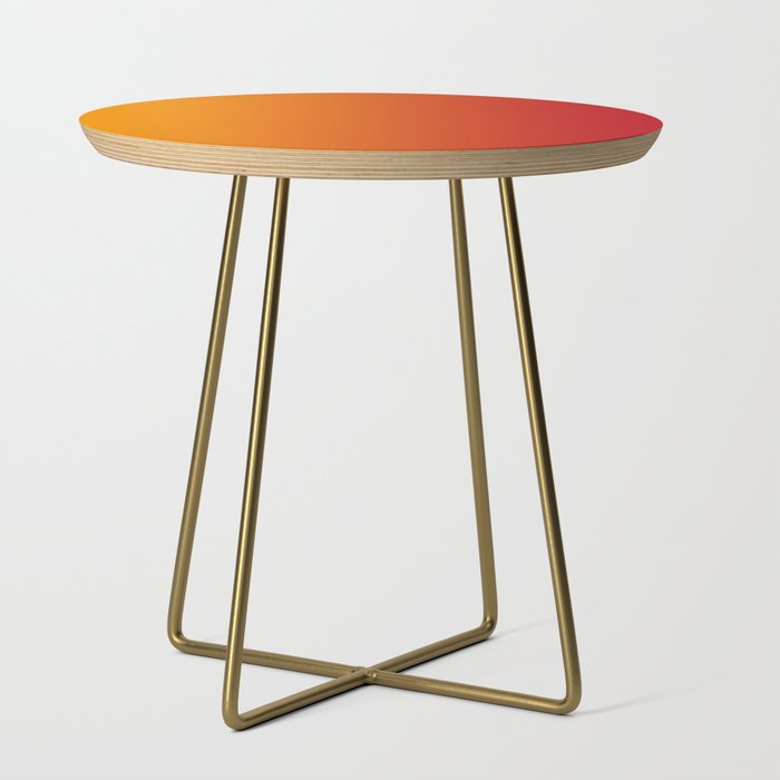 Red Orange Gradient Side Table Gallery Image 1