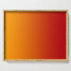 Red Orange Gradient Serving Tray Gallery Image 1
