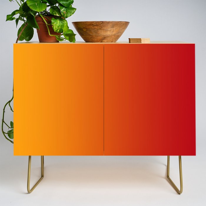 Red Orange Gradient Credenza Gallery Image 1