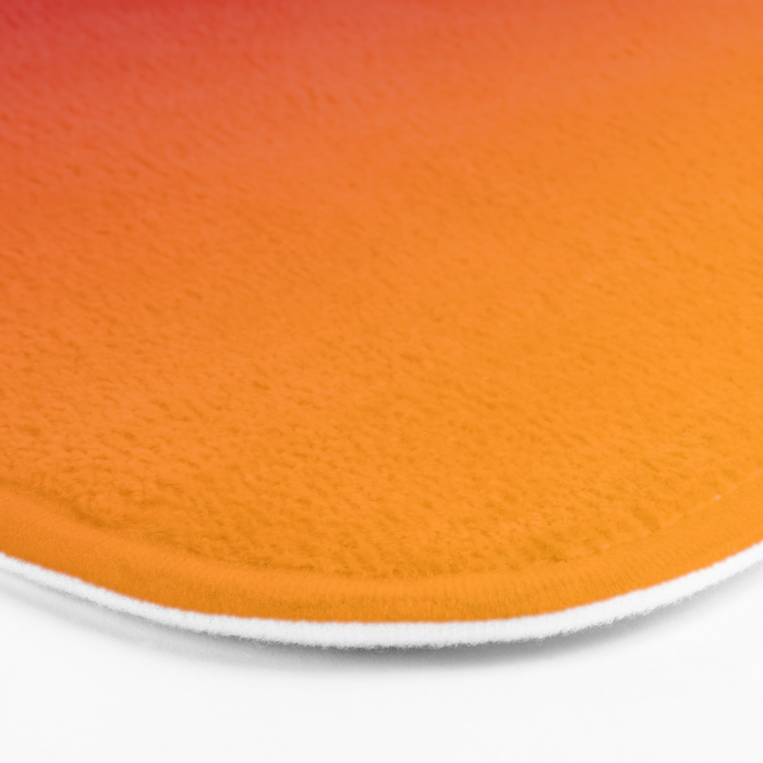 Red Orange Gradient Bath Mat Gallery Image 3